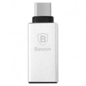Baseus USB-C 3.1 till 3.0 USB-Adapter - Silver