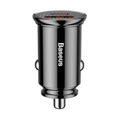 Baseus Universal Smart Billaddare USB 4.0 USB-C PD 3.0 SCP Svart