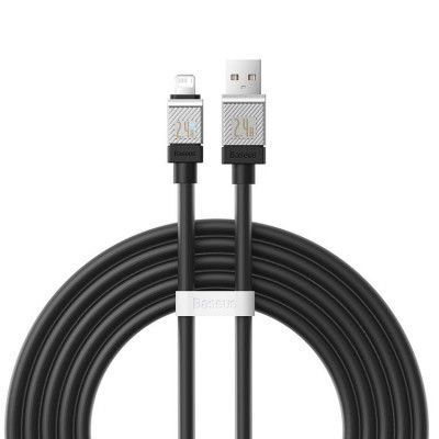 Baseus USB Till Lightning 1m Kabel 2.4A CoolPlay - Svart