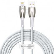 Baseus USB-A Till Lightning Kabel 2.4 A - Vit