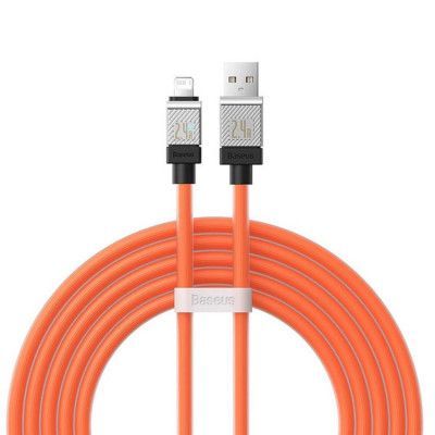 Baseus USB-A till Lightning kabel 2m CoolPlay - Orange
