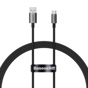 Baseus USB-C till USB-A kabel 100W 1.5m Superior Series - Svart