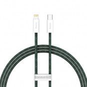 Baseus USB-C Till lightning kabel 1m 20W Dynamic 2 Series - Grön