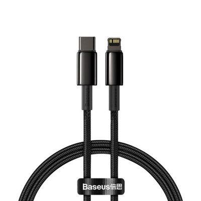 Baseus USB-C till Lightning kabel 20 W 1m Fast - Svart