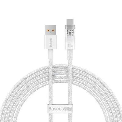 Baseus USB-C till USB-A kabel 2m 100W - Vit