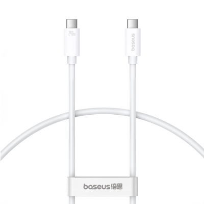 Baseus USB-C till USB-C 240W 1.8m Kabel USB4 Superior 2 - Vit