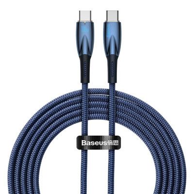 Baseus USB-C till USB-C Kabel 100W - Blå