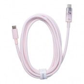 Baseus USB-C till USB-C kabel 2m 100W - Rosa