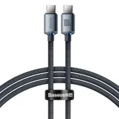 Baseus USB-C till USB-C Kabel 100W 1.2m - Svart