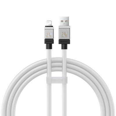 Baseus USB Till Lightning 1m Kabel 2.4A CoolPlay - Vit