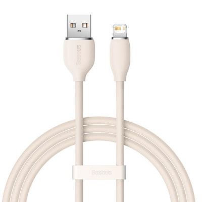 Baseus USB Till Lightning Kabel 1.2 m - Rosa