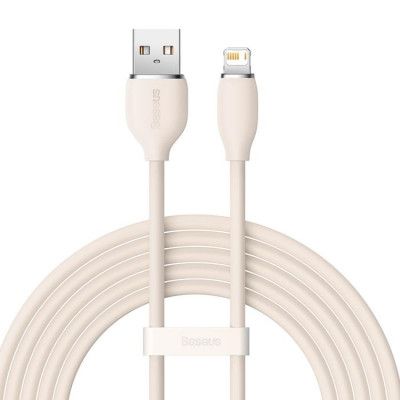 Baseus USB Till Lightning Kabel 2 m - Rosa