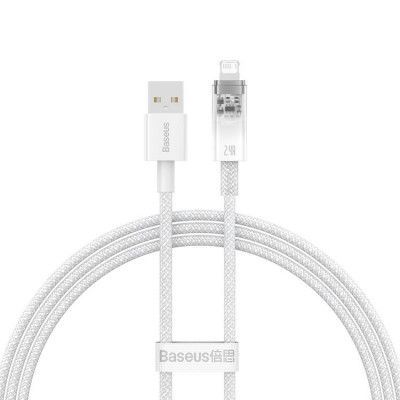 Baseus USB Till Lightning Kabel Explorer 1m - Vit