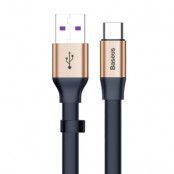 Baseus USB Till USB-C Kabel 40W 23cm - Guld