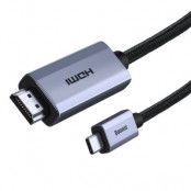 Baseus USB Typ-C - HDMI High Definition Adapter Kabel 2.0 4K 60Hz 2m - Svart