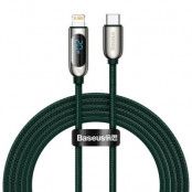 Baseus USB-C Till Lightning Kabel 20W 1m - Grön
