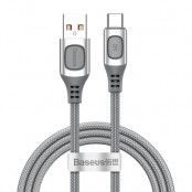 Baseus USB Type C Kabel snabb laddning 5 A 1 m Silver