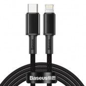 Baseus USB Type C - lightning Kabel 20 W 2 m Svart