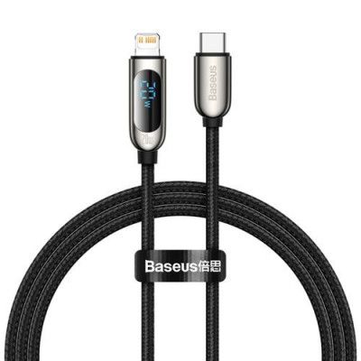 Baseus USB Type-C Till Lightning Kabel 20W 1m - Svart