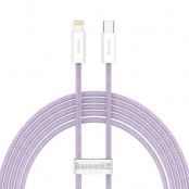Baseus USB-C Till Lightning Kabel 20W 2m - Violet