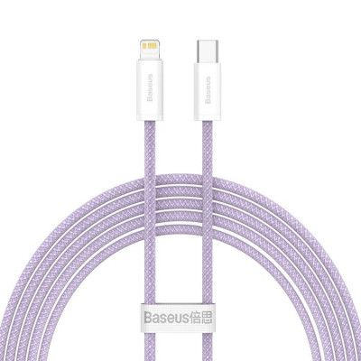 Baseus USB-C Till Lightning Kabel 20W 2m - Violet