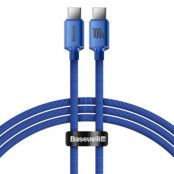 Baseus USB-C till USB-C 100W 1.2m - Blå