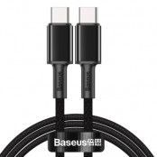 Baseus USB Type C - USB Type C Kabel 100 W 1 m Svart