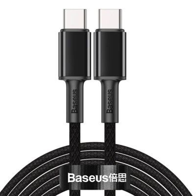 Baseus USB Type C - USB Type C Kabel 100 W 2 m Svart