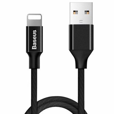 BASEUS Yiven USB-A till Lightning kabel 1.2m Svart