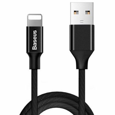 BASEUS Yiven USB-A till Lightning kabel 1.8m Svart