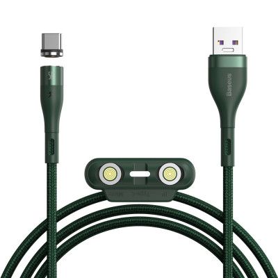 Baseus Zinc 3in1 USB lightning/ USB Type C/ micro USB Kabel Grön