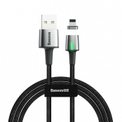 Baseus Zinc magnetisk Kabel USB lightning 1.5A 2m Svart