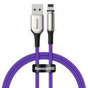 Baseus Zinc magnetisk USB Kabel - lightning 2A 1m violet