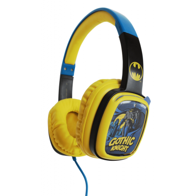 BATMAN Hörlurar med Kabel - Blå/Gul