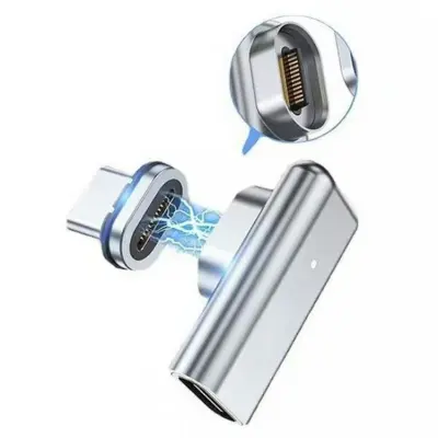 Beline Magnestisk Adapter USB-C - Silver