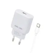 Beline Väggladdare USB-C Med USB-C Kabel (30W) - Vit