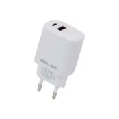 Beline Väggladdare USB-C Till USB-A (20W) - Vit
