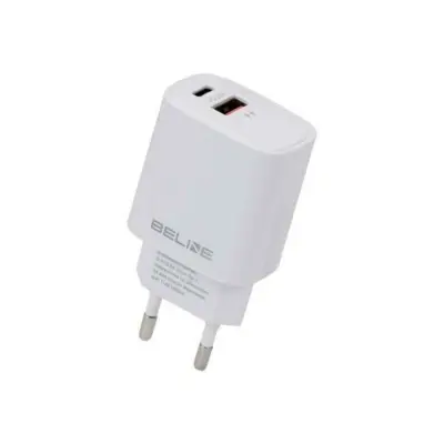 Beline Väggladdare USB-C Till USB-A (30W) - Vit