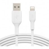 Belkin Boost USB-A Lightning Kabel PVC 2M - Vit