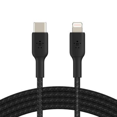 BELKIN Boost USB-C Till Lightning Kabel 1M - Svart