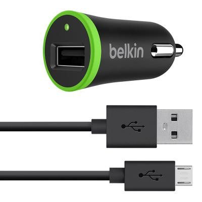 Belkin Car Charger 5W/1Amp Micro-Usb Cable 1,2M Black