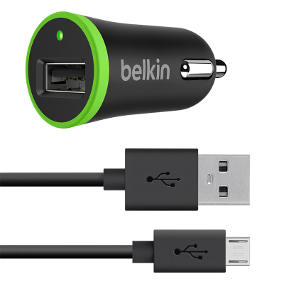 Belkin Car Charger Micro-Usb Cable 1,2M Black