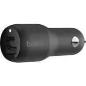 Belkin Dual Billaddare USB-C 32W - Svart