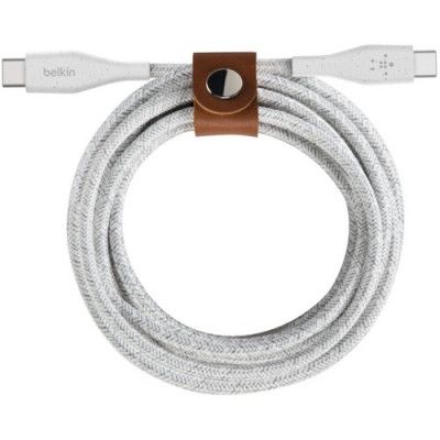 Belkin Duratek Plus Kabel USB-C 1.2M - Vit