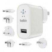Belkin Global Travel Kit Universal Charger 2.4A White