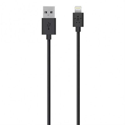 Belkin iPhone Lightning Synk/Ladd-kabel 1.2m - Svart