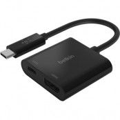 Belkin PD USB-C Till HDMI-Adapter 60W - Svart