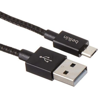 Belkin Premium Micro-USb Kabel Metall 1.2M - Svart