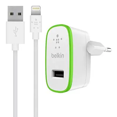 Belkin Väggladdare 2.4 USB Port med Lightning kabel