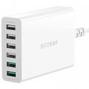 BlitzWolf 60W QC3.0 6-Ports Charger Adapter